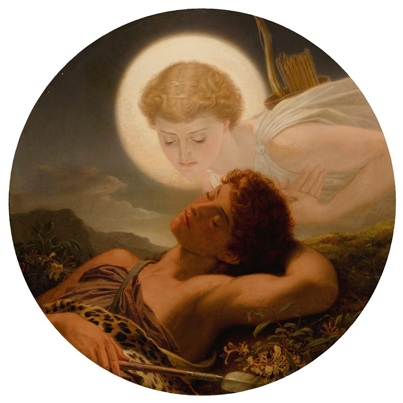 pantomathwar's tweet photo. A Dream Of Latmos (1879), Sir Joseph Noel Paton https://t.co/cbMjJVqq9E