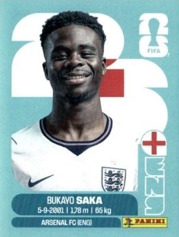 CopaLendas's tweet photo. Bukayo Saka, Inglaterra 🏴.
França 🇫🇷 4 x 6 🏴 Inglaterra.
Copa do Mundo de 2026, Estados Unidos 🇺🇸, México 🇲🇽, Canadá 🇨🇦.
#saka #england #worldcup2026 #copa2026 #usa26 #fifa #legend #englishteam #thethreelions #thefa #nike #miamistadium #miami #panini #eng #weare26 https://t.co/zhpQ1U579s