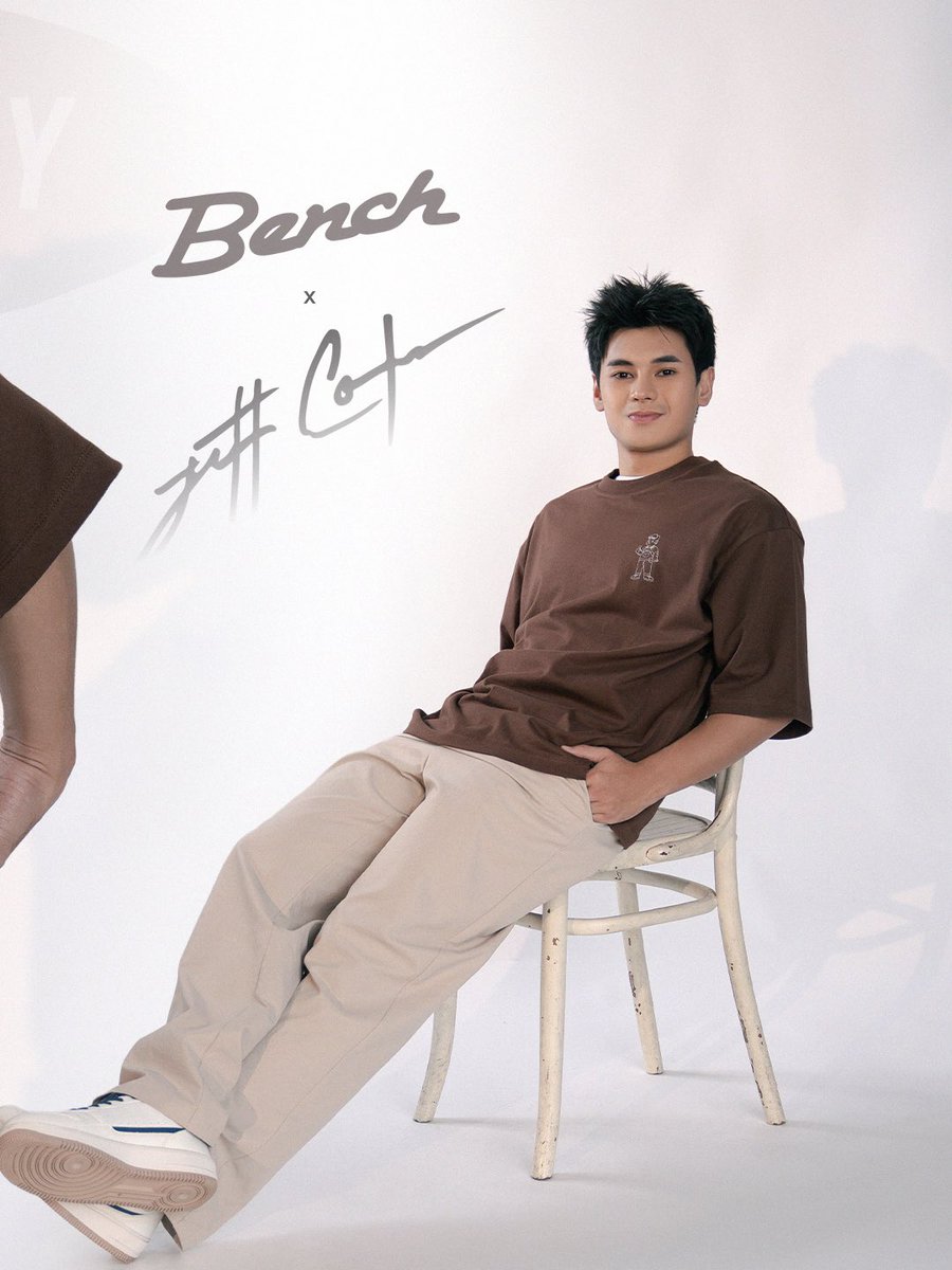 benchtm's tweet photo. Streetwear meets art in graphics through classic moments and Filipino pop culture.

Dustin Yu for #BENCHxJeffCole

Get the look:
🔹Shirt (BOF0400BR4) P499
🔹Pants (BFP0028KH3) P1,199
🔹Shoes (BAF0281WHBU) P1,799

Buy Official, Buy Original! Get these products plus more from our official online stores:
🔗https://t.co/dCakf3y0ut
🔗https://t.co/8wgoInypJw
🔗https://t.co/UVQJ0Gsijm
🔗https://t.co/IOwcnZkcrg
🔗https://t.co/Z1geGbSCuM

Buy only from official BENCH stores and online platforms to ensure authentic and high-quality products.