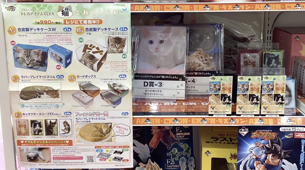🎯くじ情報🎯 🩵#トレカアイテムくじ EX🩵 🐈#猫これくしょん