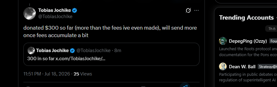 tradertomdevs's tweet photo. We are bonding shitty USDC and buyback vamps feeding devs, Fm2jdFL5Ktg5bV2winBUARy17g77nLboXoai6ZCGpump is actually donating to https://t.co/OjPP9X3AsD, all proof is being posted on the dev account 

https://t.co/1nWtK9xU7j
https://t.co/vbC9vi8kXz https://t.co/xeMBfO3jZN