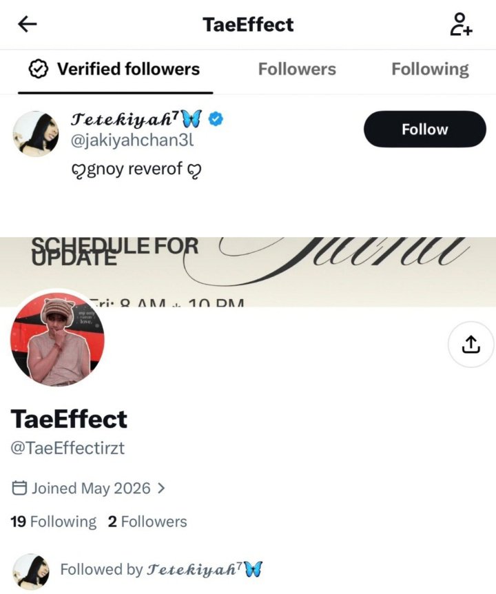 joonstidis's tweet photo. TS is cracking me up cuz some people still believe that Luna who has always posted Jimin and praised him is anti and @jakiyahchan3l who's interacting with Jimin anti AND EVEN FOLLOWING THEM WHEN THEY HAVE ONLY #ONEFOLLOWER LOVES JIMIN.. PLS Y'ALL NEED TO STOP ACTING LIKE A CULT https://t.co/E3mUjcuVaz