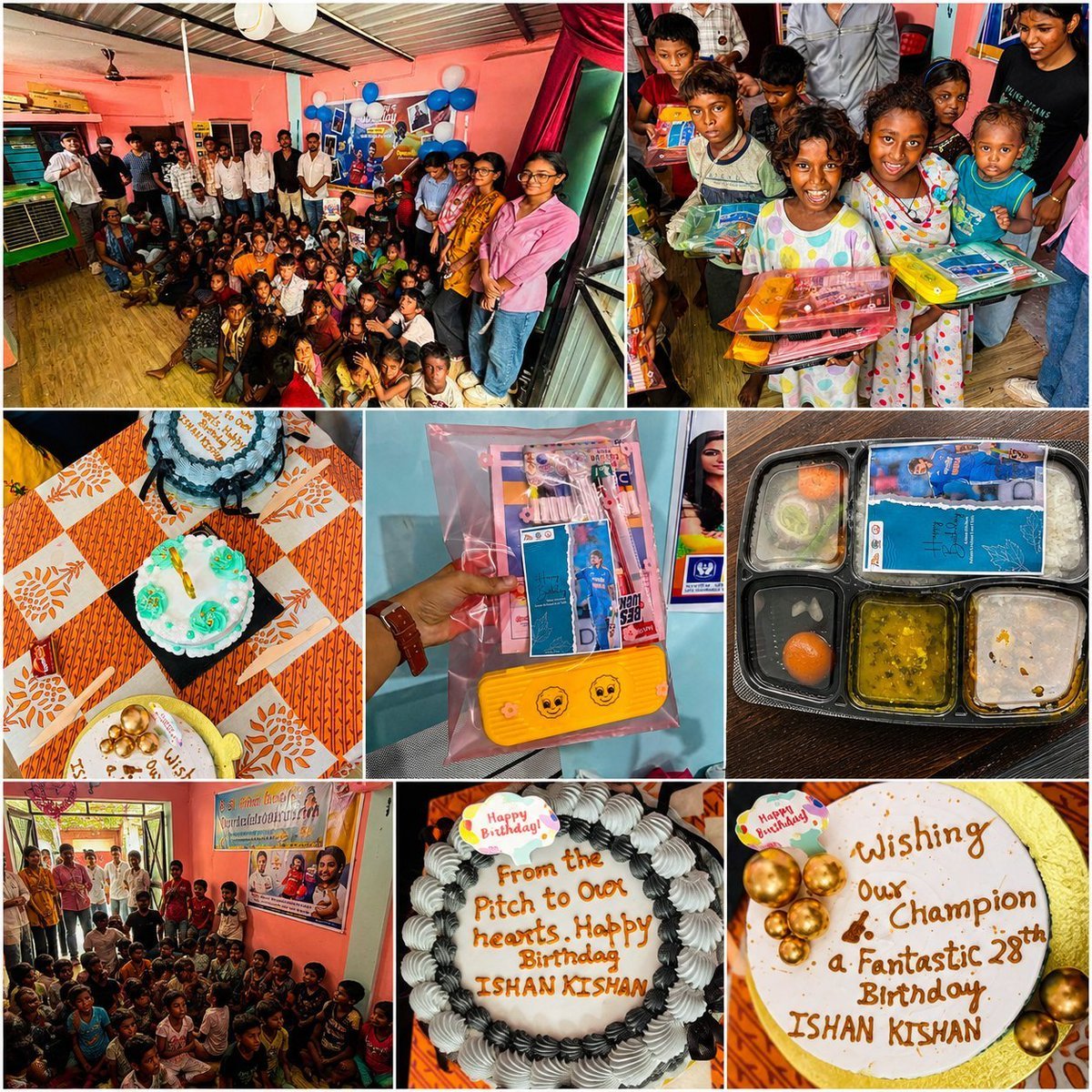orangefever__'s tweet photo. No stadium could be louder than these kids saying "Happy Birthday Ishan". This is what cricket and humanity look like together

Great gesture from fans 🫡❤️ https://t.co/Q0cqPdo4wt