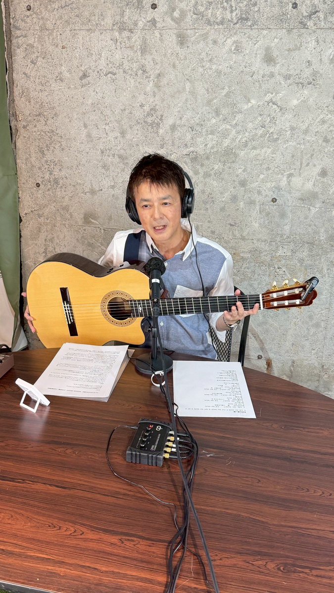 Martin0045CTM's tweet photo. ツナグワラジオin流山「Acoustic Shower」。今回収録分は10月10日（土）18時〜YouTubeツナグワラジオチャンネルで配信。歌、ヘタです！ https://t.co/wzppTDDBmA