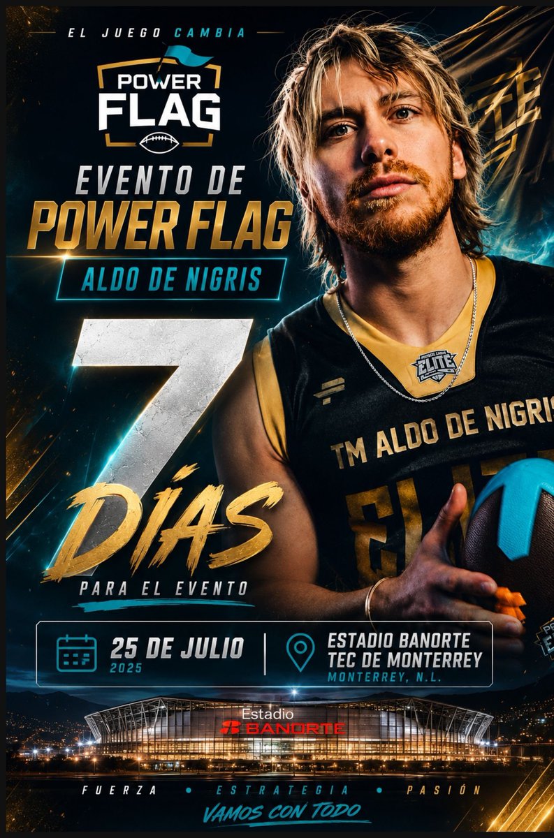 LasPrenditasAD's tweet photo. Oficialmente empezó la cuenta regresiva para el #PowerFlag 😎
🔥 Faltan 6 días🔥
¿Ya están listos? https://t.co/HneQLb60rL