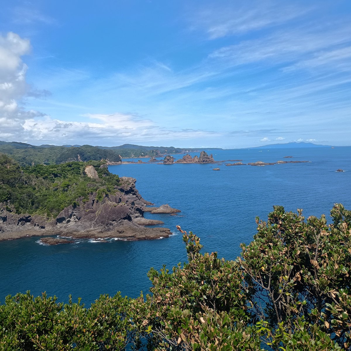 dsk_x14's tweet photo. 伊豆半島の先端は絶景ﾅﾘﾖ😲
すさまじく暑いが、来た甲斐があった〜 https://t.co/swhhe43KNO