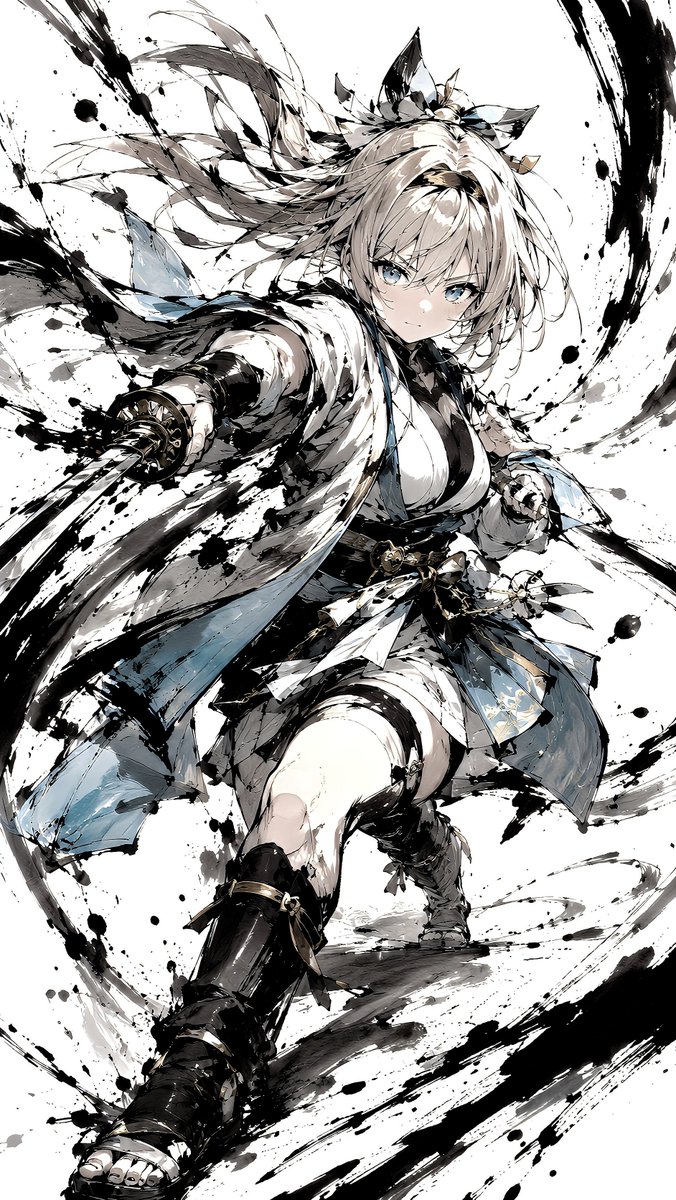 yume00112211's tweet photo. ホロライブ墨絵風
#AIart https://t.co/iOidtU2jzG