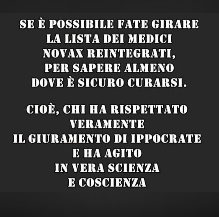 noitre32's tweet photo. Un sincero  grazie a questi Medici che hanno rispettato il giuramento di Ippocrate https://t.co/xIuHaqiqf3