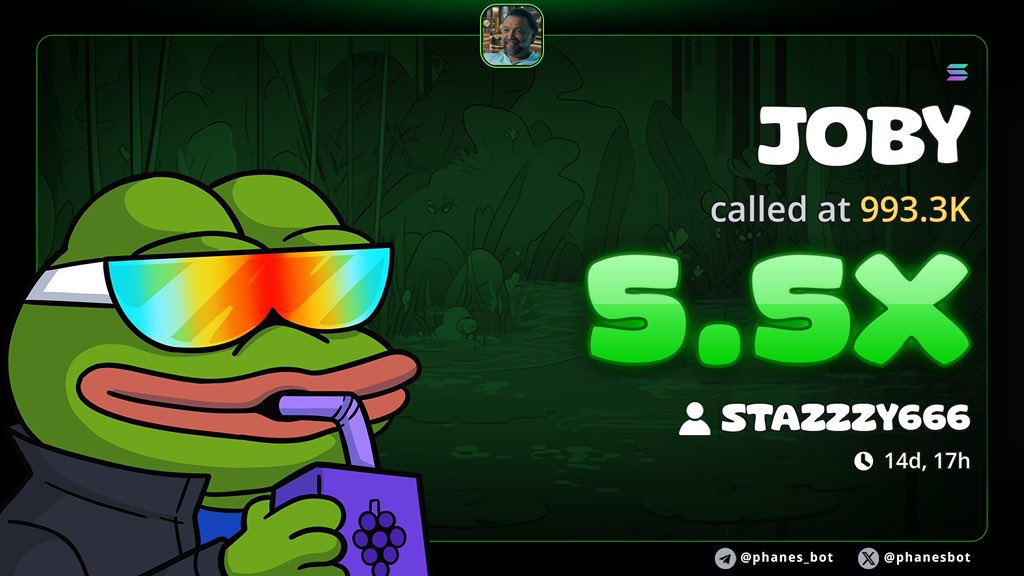 Stazzzy666's tweet photo. $JOBY 

4SnKwnz6DyagftnFqdxsvWvehrcbEDhxmmXNQk2Jpump https://t.co/wy3kw4sHpw