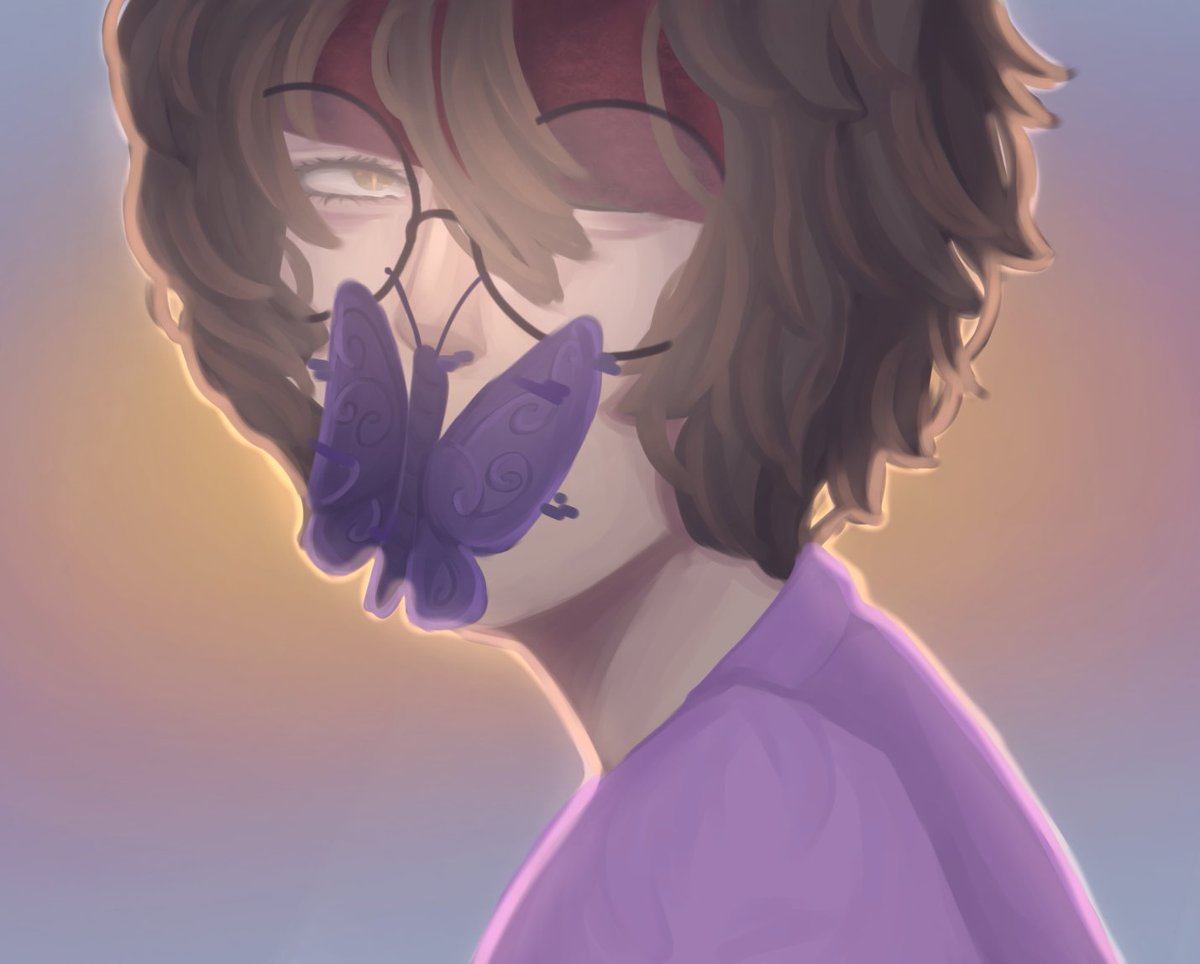 Lynsitae_'s tweet photo. I miss you qJuan ⋆. ୨୧˚⋆ 
(Dibujito de ash mariposa) 
#purpleflower https://t.co/KCenkcmeiD