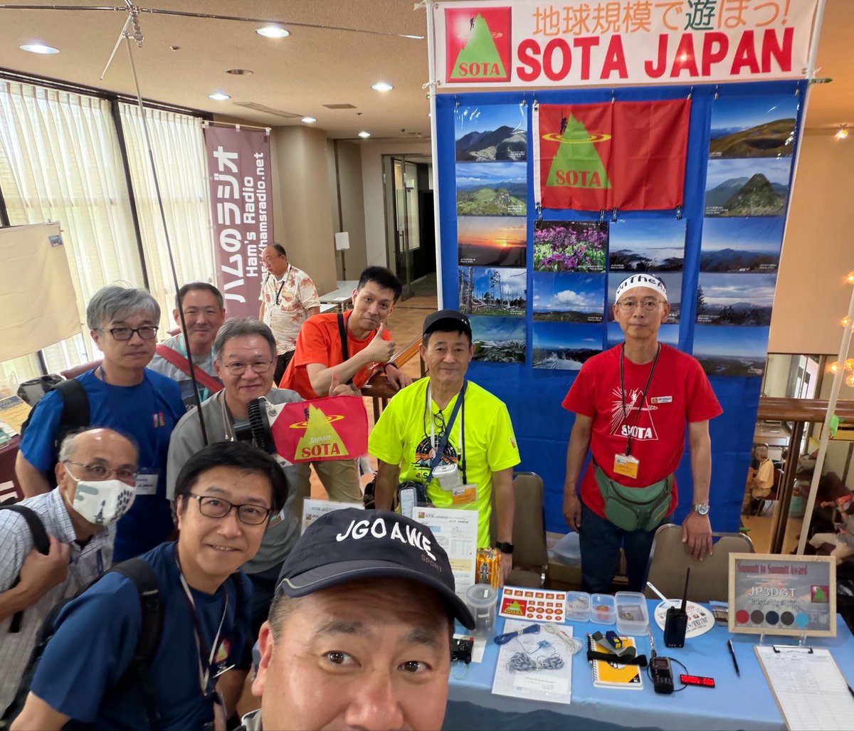 JG0AWE's tweet photo. 関ハム
２日間お世話になりました😊
Thanks ALL. 73,👋 https://t.co/LP6VQwuhgG