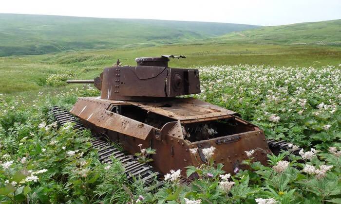 panzpak40's tweet photo. 8/18未明（45）#占守島 ソ連軍上陸
17日23時から対岸パトカ岬から砲撃後
終戦したはずが突然の侵攻に現地部隊が機敏果敢に反撃、追い落とす態勢で終戦
十数年前まで、近所にこの時11戦車連隊で戦ったお爺さんが存命で話が聞けた https://t.co/JEhJhVmv49