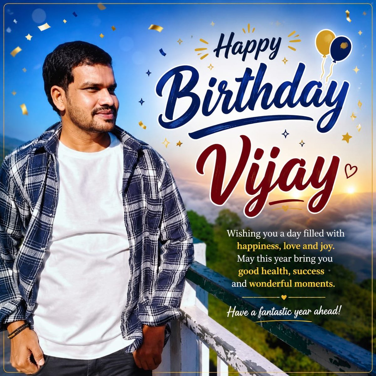 burra47960's tweet photo. Happy birthday @vijayjodu1907 https://t.co/ckO3Tmpa0n