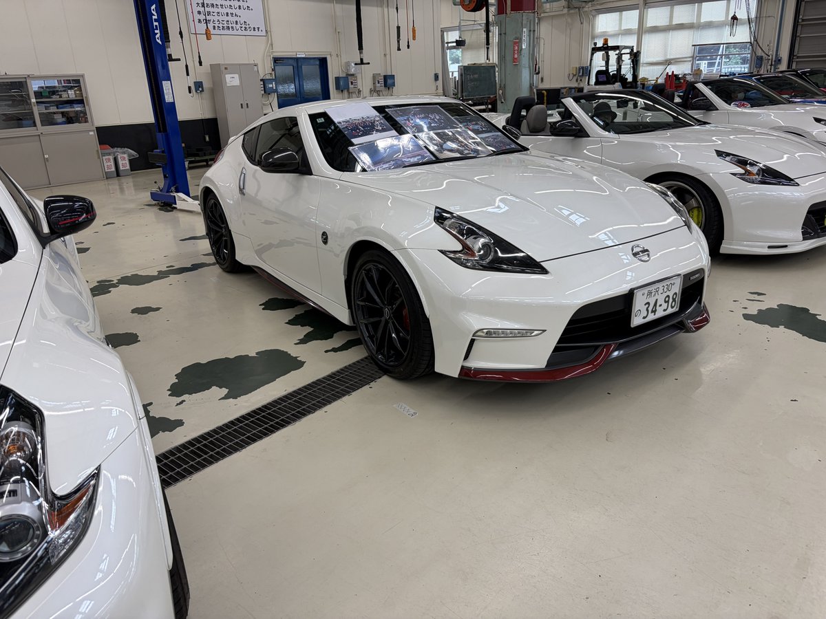 Z34にRZ34の純正ホイールも似合うね！