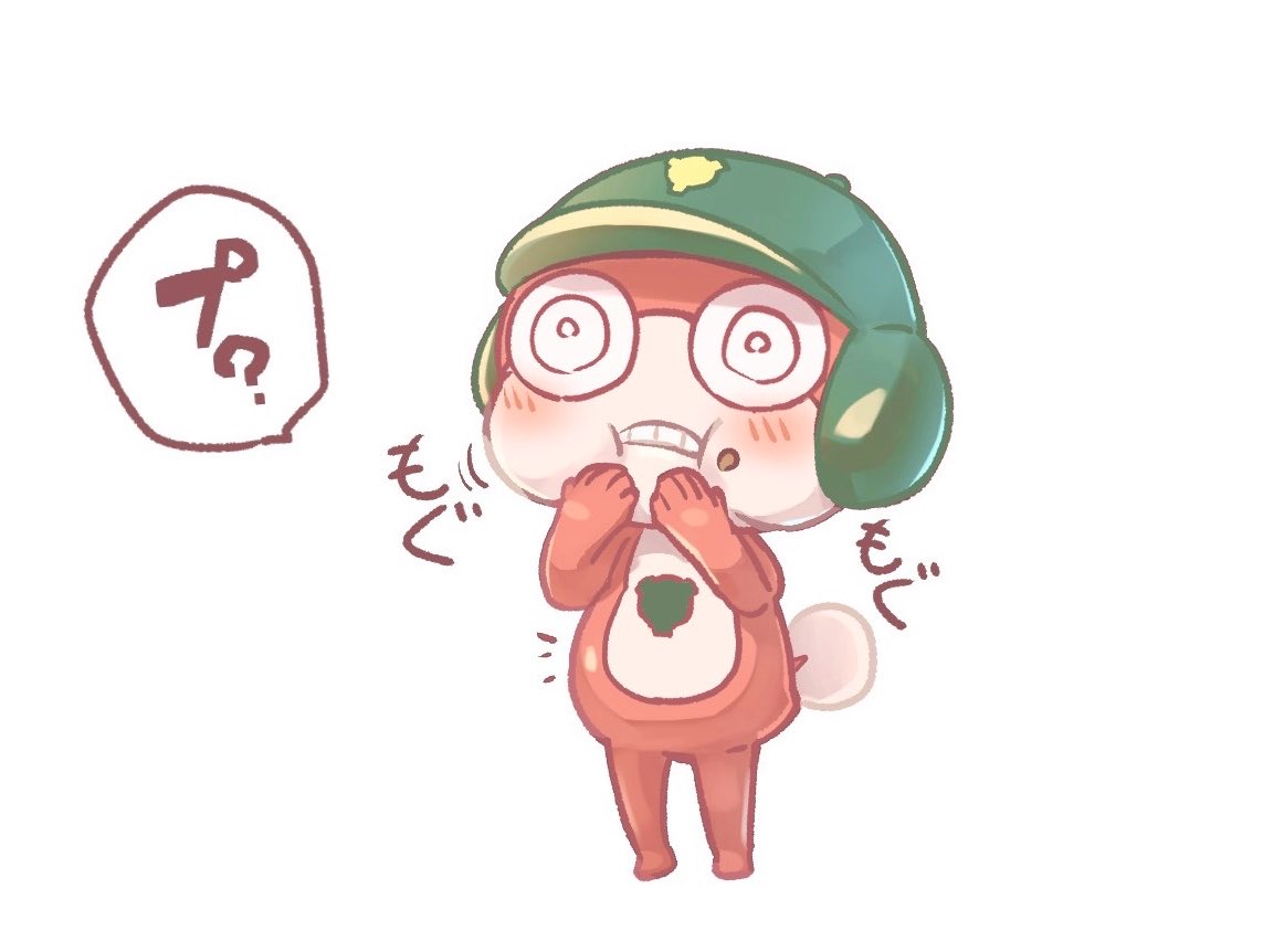 shaxyuxyo's tweet photo. お腹いっぱいなト口口新兵 https://t.co/INvfTuIwKH