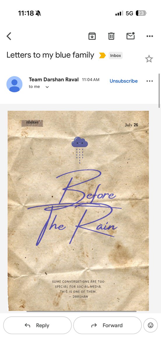pyaariMehakuDZ's tweet photo. WAKE UPPPP YOU RECEIVED A LETTER FROM @DarshanRavalDZ 🥹🥹🥹💙💙💙💙
What a beautiful morning this issss yayayayaya happy happyy sundayyyyy 💙🥹🎀 https://t.co/BKaue7CgJ1