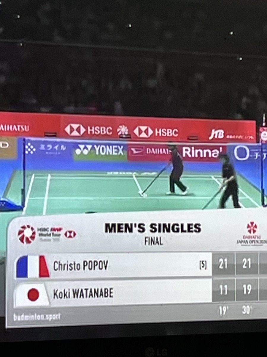 anasurbaningrum's tweet photo. Japan Open 2026, Jepang gigit jari.
Kosong juara.
Setelah Yamaguchi ditundukkan Sindhu, kali ini Christo Popov yang menaklukkan Koki Watanabe pada nomor tunggal putra.
Perih untuk Jepang.
Di Istora pun Indonesia tidak jarang merasakan hal serupa. https://t.co/UNMSUPoIEK