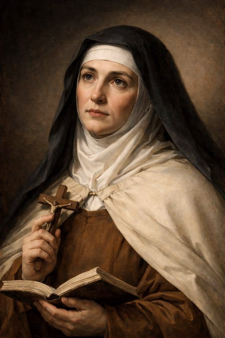 Mothermary0012's tweet photo. "Whoever has God lacks nothing; God alone suffices."

Saint Teresa of Avila https://t.co/MGROwQaV7K