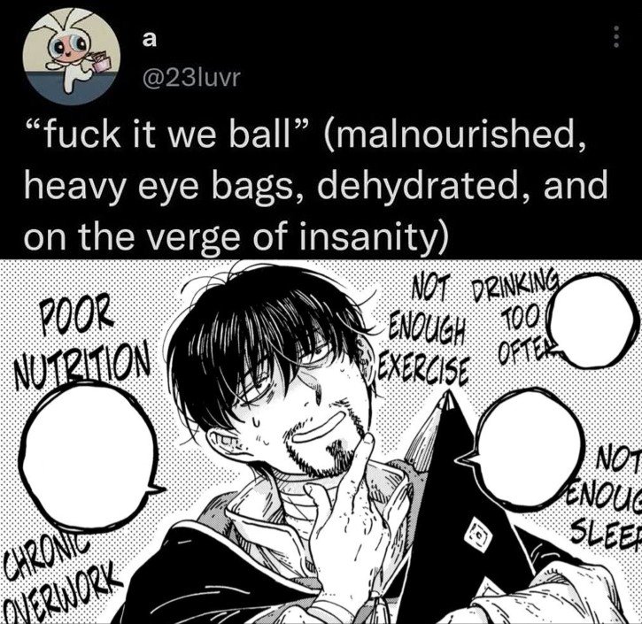 Acv_ace2's tweet photo. Olruggio is such a mood https://t.co/s13mte26Do