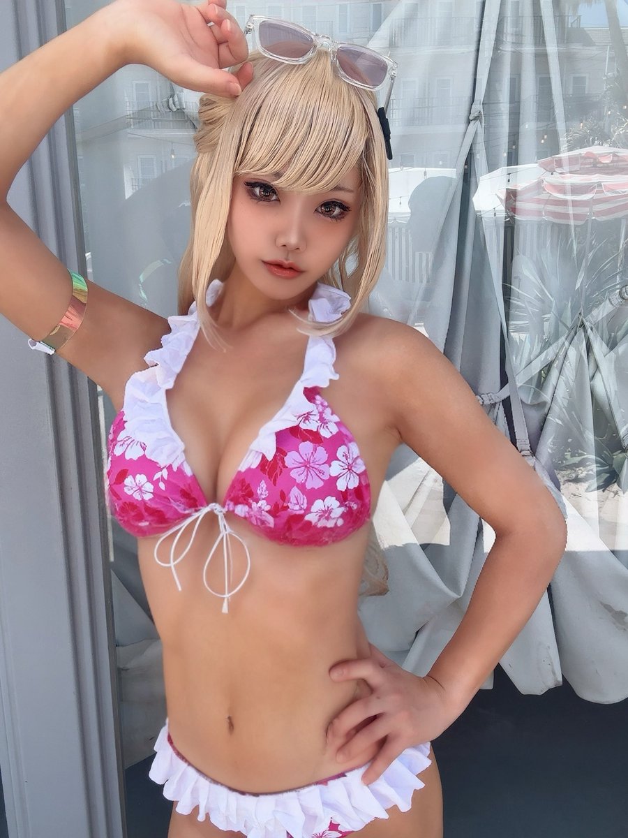 RaM_606rn's tweet photo. そくほ〜！きゅぴ⚡️
ウィッグ新調したんだよん✌️
#vspoとてもかわちいサマービーチ併せ https://t.co/n6hB4izpFo