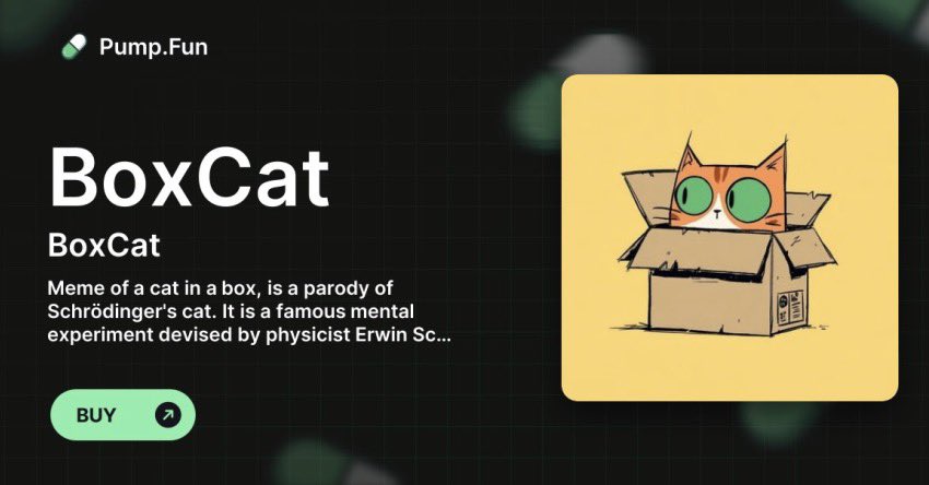BoxCat_memecoin's tweet photo. @Crypto_Meastro1 https://t.co/zUly0RVvut https://t.co/gH8Jx7AOzr