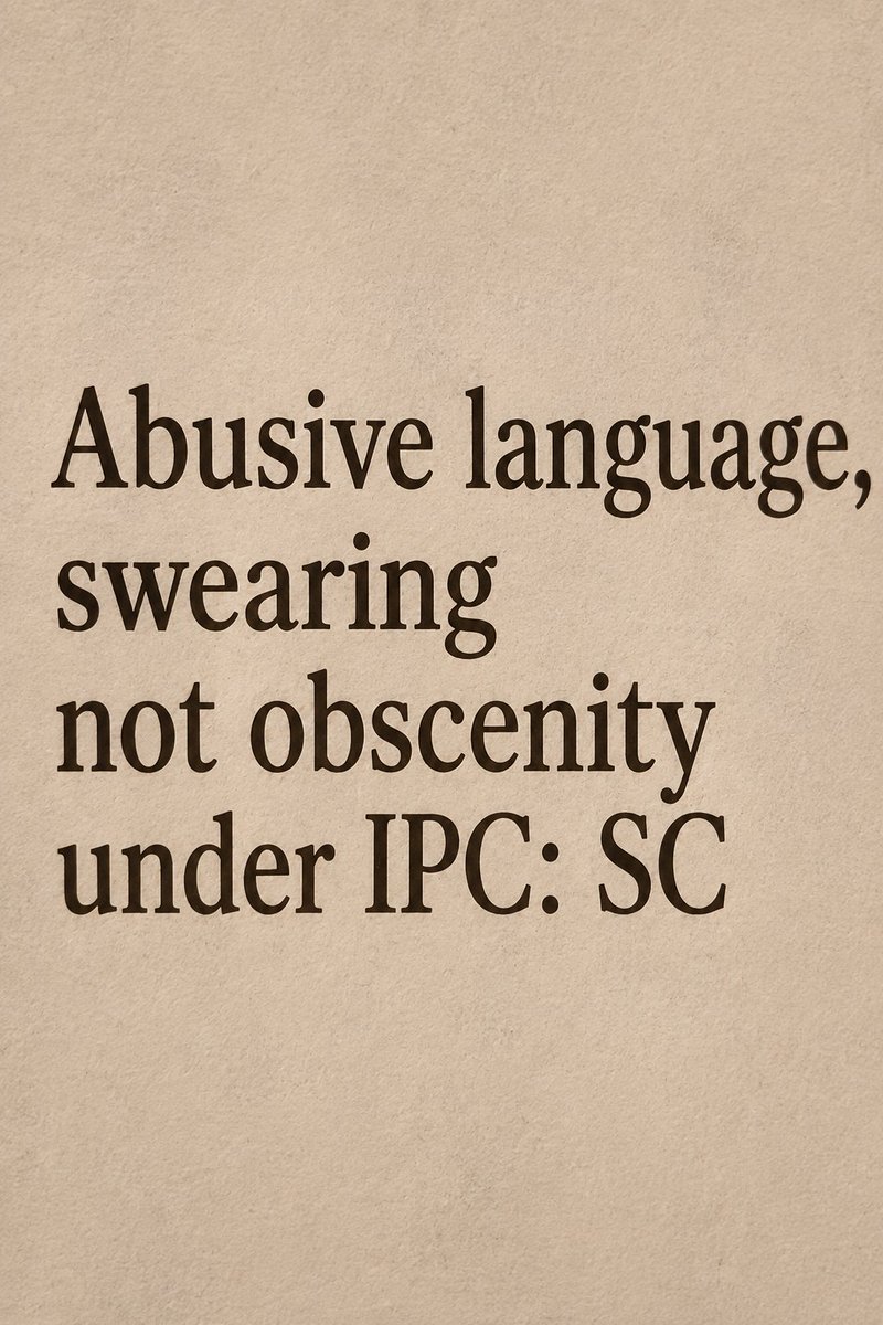 SodhaniAnil's tweet photo. @PMOIndia @HMOIndia, do we want to become a society where abusive language and swearing are treated as legally acceptable? At a time when societal morality and civility are already under strain, laws should strengthen public decency https://t.co/rHfvMPC1wW