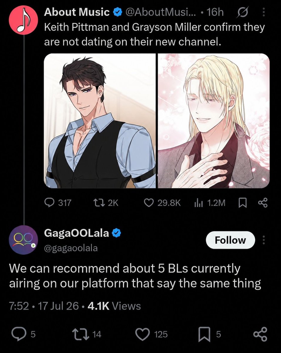 ArgonLivever's tweet photo. They are trying to hide their relationship so much. I know they are trying to not show they are in an Alpha x Alpha relationship 😭🫶. Dw guys we support u.
Fyi - it's just research purpose
#desiremeifyoucan #kissmeliar #graysonmiller #keithpittman #yaoi #blmanhwa #trending https://t.co/g3FMMnVC80