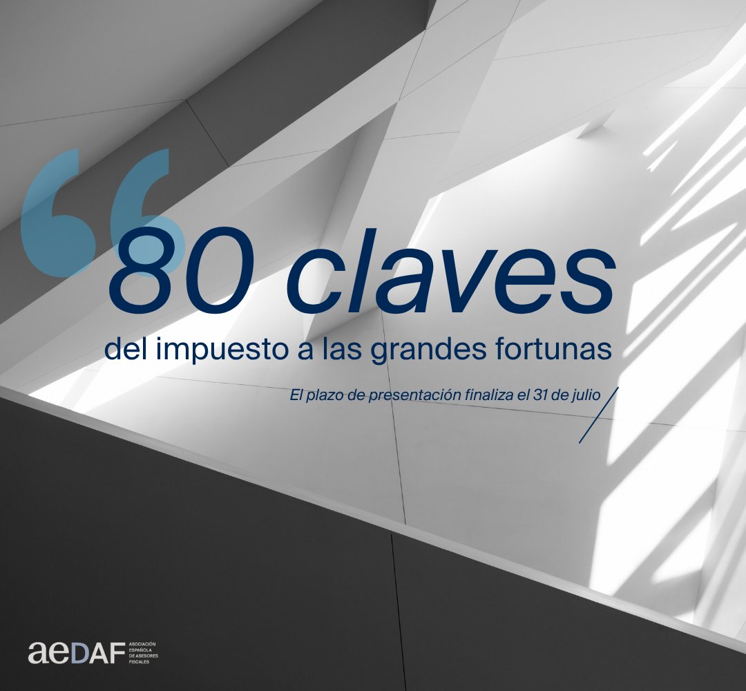 AEDAF_ValenciaC's tweet photo. 📢 ¿Aún no has presentado el modelo 718?
Si tienes pendiente el Impuesto Temporal a la Solidaridad de las Grandes Fortunas, consulta la guía práctica elaborada por #AEDAF en @expansioncom con 80 respuestas a las dudas más frecuentes.
👇 https://t.co/hqvlJNMcUP https://t.co/8k6yBFpQKu