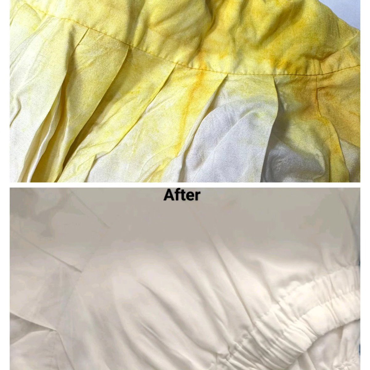laundry_supply's tweet photo. Yellow doesn't always mean permanent.
#LaundryCare #FabricRestoration #StainRemoval #DryCleaning #LaundryProfessionals #TextileCare #LaundryChemicals #BeforeAndAfter #CleaningExperts #NewEraLaundryChemical https://t.co/JZJC7cAvqw