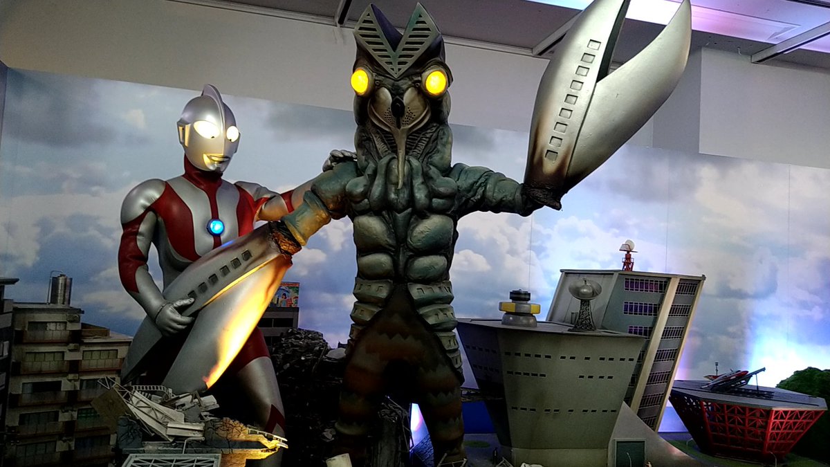 GamiiSchmidt's tweet photo. 昨日、毎年恒例のウルサマ行ってきた！
ジオラマ展示も迫力あり楽しい！
ライブステージもめっちゃ良かった！
#ウルトラヒーローズEXPO https://t.co/NOw7jUYAbS