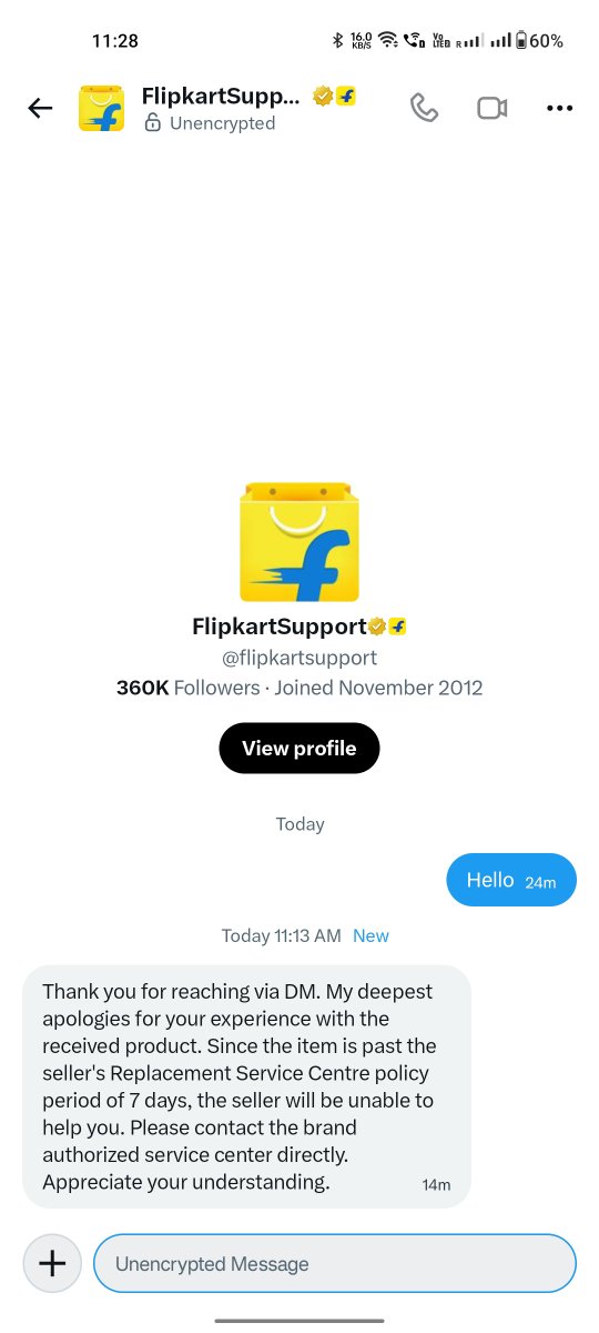 SumitBisht92's tweet photo. @flipkartsupport If you are not able to solve the issue or help us out then why are you asking for DM. Your brand partner @Midea has nothing to do with consumer issues and you are just pretending to help instead of giving solution l. We ordered from @Flipkart not from @Midea directly. https://t.co/beuEqVO729