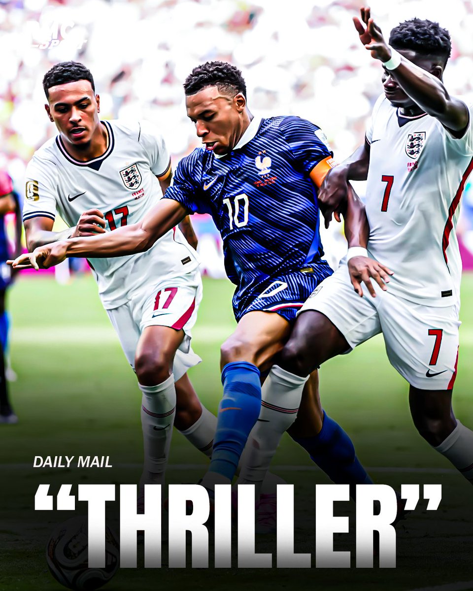 RMCsport's tweet photo. 🗞😱 La presse européenne littéralement sous le choc après le match ébouriffant entre la France et l'Angleterre pour la troisième place

https://t.co/FOI9ppkY1a https://t.co/sUJsBnqIgX