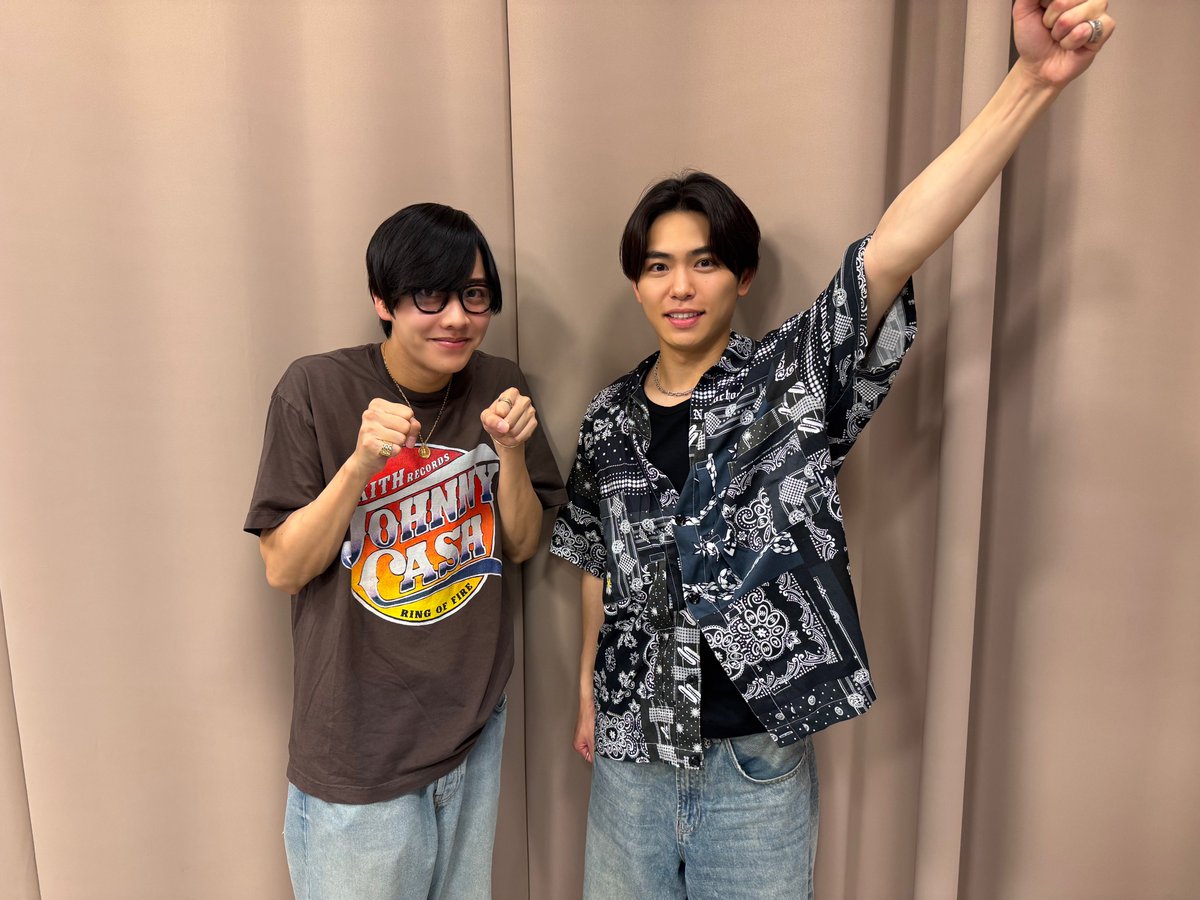 7mpickup_tfm's tweet photo. 今日の担当：松井奏＆影山拓也💛❤

「IMP.の #IMPickup」今日も放送！📡
7月24日、今日はなんの日でしょう？？

#松井奏 #影山拓也 がピックアップ☑️
あの歴史的な画家さんの誕生日！
ふたりの意外な「絵」にまつわるエピソードも♬

📻https://t.co/FUgN5fItw1

#IMP. @_7mp_official_ #TOKYOFM #JFN https://t.co/xTgToAPVmC