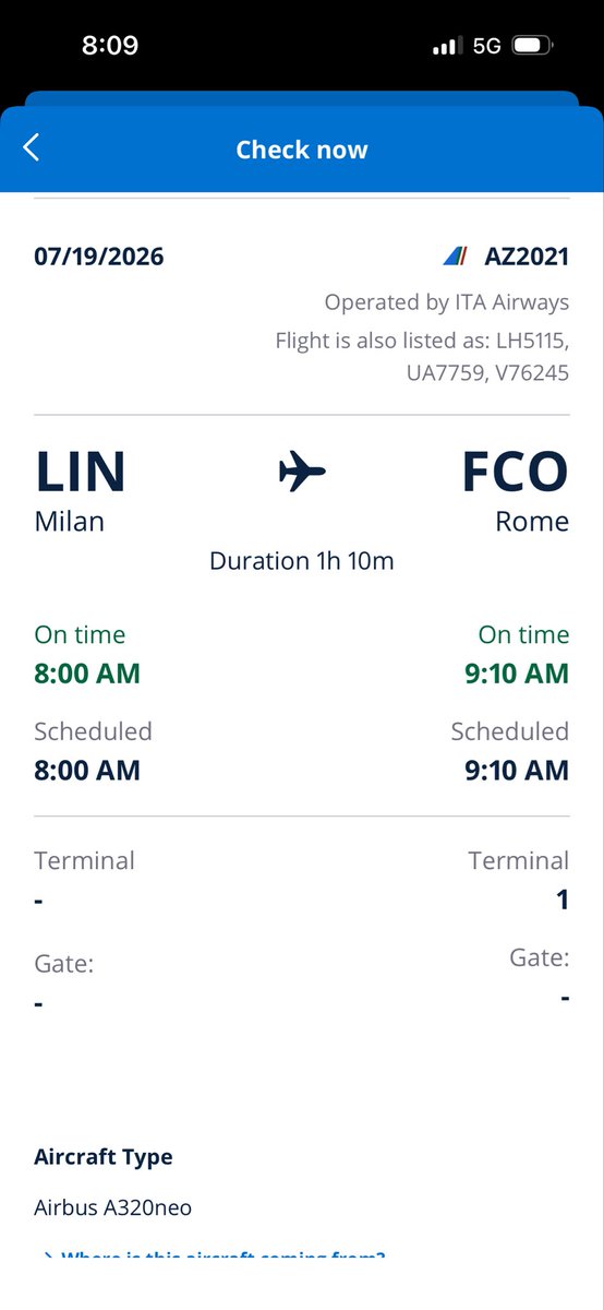 MkValley1's tweet photo. @ITAAirways flight delayed due to technical issues, no info whatsoever. No info updated on the website. No info from the counter either. Will be missing the connection to JFK and probably miss the @FIFAWorldCup final too. First time flying with you and had high hopes… https://t.co/IqimHIF4A1