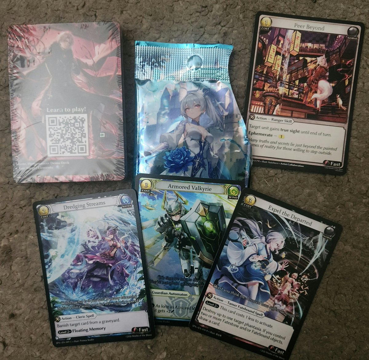 Some #GrandArchive freebies #animeexpo #ax2026