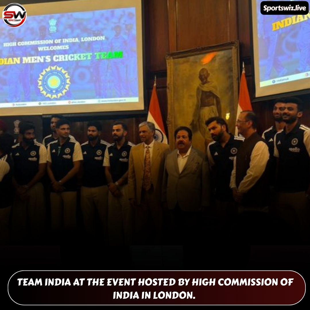 mysportswiz's tweet photo. TEAM INDIA AT THE HIGH COMMISSION OF INDIA IN LONDON

https://t.co/7Wm3X0Tlrs

#garrysobers #RuturajGaikwad #AjitAgarkar #3rdODI #WestIndies #Rohit #AndyFlower #SmritiMandhana #AdaniGroup #BCCI #FormulaOne #Cricket #SportsWiz https://t.co/P9x5RCwSNL
