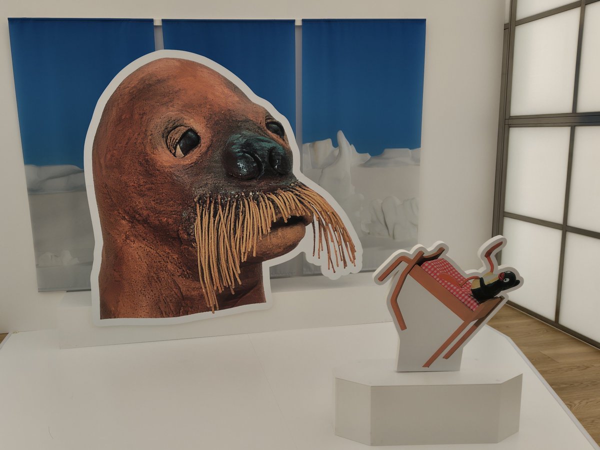shin_1's tweet photo. ピングー展、マジでオススメなんだよね https://t.co/II56fEFaMc