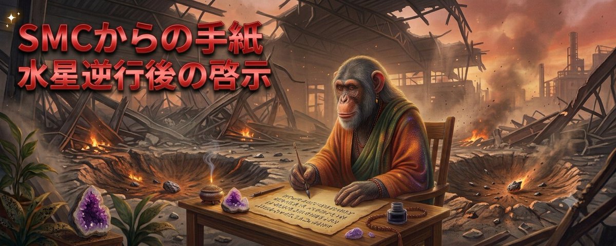 SMCからの手紙～水星逆行後の啓示～ | 森永康平｜闘う経済アナリスト