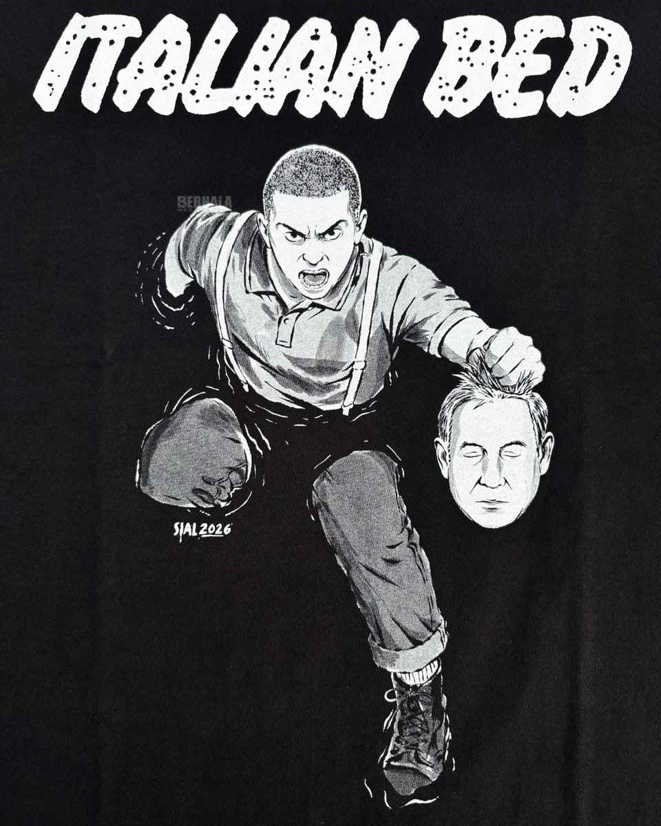 Berhalamerch's tweet photo. Italian Bed - The Threat | T-shirt Black
(Free Sticker)

Official Merchandise | 1312% Original Merchandise
Brand New | Limited Stock
Heavy Cotton 20s, HQ Plastisol Ink

The available sizes are in centimeters (LxP):
S (47x69)
M (51x72)
L (54x75)
XL (58x78)
XXL (61x81)

IDR 189.000 https://t.co/3ayMxlgjd8
