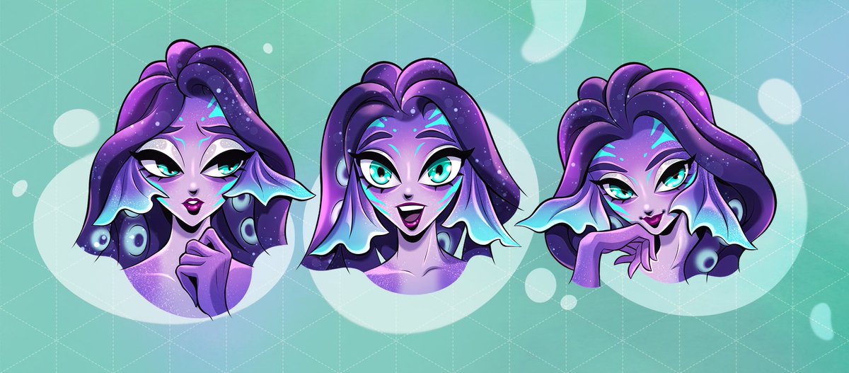 Whimsy_Quirk's tweet photo. Canโt get over how cool her tentacle-hair turned out. Total dreadlock vibes but, you know, octo-style.
#SoldAdopt #OC #CharacterDesign #OriginalCharacter #FemaleCharacter https://t.co/YrzGGJEhYt