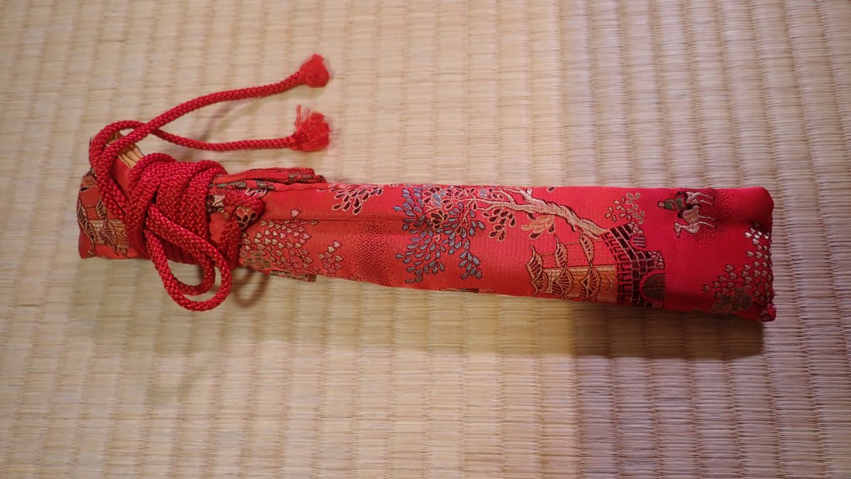 骨董市で古川清行作の短刀買いました！15㎝で販売店さんが3日前に登録