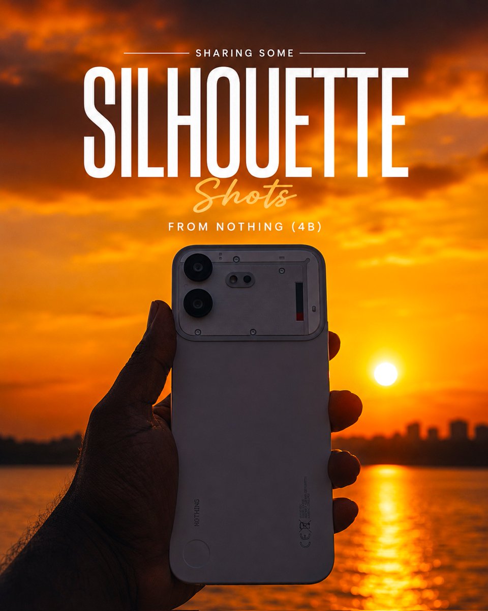 Ajeesh021997's tweet photo. Silhouette with @nothing (4b)
#nothingphone4b #phone4b
#nothing4b
@nothingindia @AkisEvangelidis
@getpeid https://t.co/oINeiTTiyo