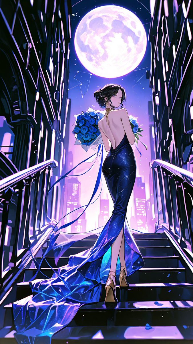 QueenOfWoe01's tweet photo. "I wore the night like silk,
carried blue roses like secrets,
and left before the moon
could ask me to stay."

ฉันสวมราตรีดั่งผ้าไหม
ถือกุหลาบสีน้ำเงินดั่งความลับ
แล้วเดินจากมา
ก่อนที่พระจันทร์จะเอ่ยปากขอให้ฉันอยู่ต่อ https://t.co/gwuYT0SJu0