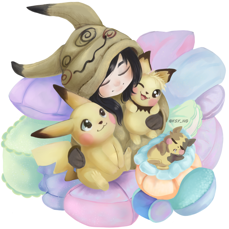 Ksy_ng's tweet photo. illustration for a friend :D
Surrounded by #Pikachu, #Pichu, and #Morpeko !!!

#pokemon #commissionsOpen #vgencomms https://t.co/gR9ReEwAve
