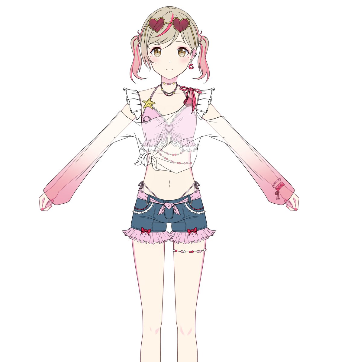 upipiichan's tweet photo. I forgot say
I recently came up with a summer outfit and hairstyle for Kohane, and so then I decided to make a card edit featuring that outfit and hairstyle :3 https://t.co/hexv5rUA8D