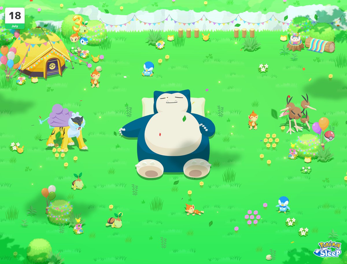 tamako101's tweet photo. #ポケスリ3周年をみんなで

ライコウもお祝いに駆けつけてくれました。ありがとうワカクサex。 https://t.co/sIPg9YumAf