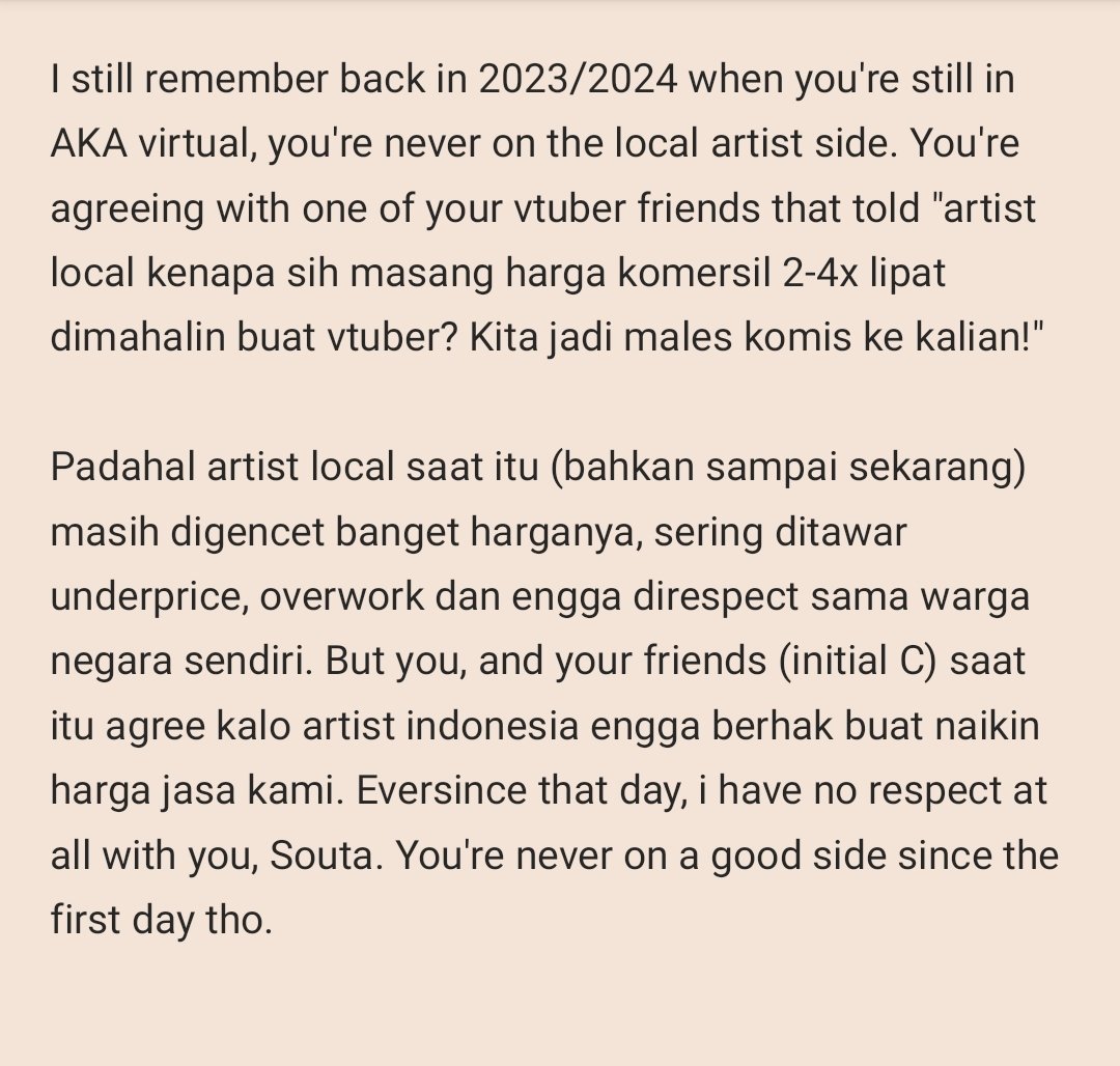 drawnrue's tweet photo. I want to speak up about your behavior in the past too. Selama ini aku tahan-tahan banget sampai aku block &amp; mute akun kamu karena udah muak.

Burn and live with your regret. Hiduplah dalam penyesalan dan dihantui rasa bersalah atas semua korban yang kamu kumpulkan. https://t.co/tSj7Nc1jyy
