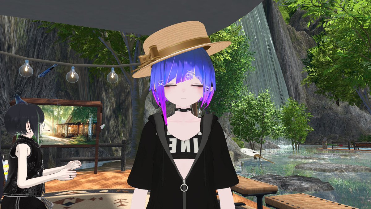 vrc_tsumugi's tweet photo. #アングラの子集会 

今回は川遊びワールド！����
みんなはっちゃんに取り込まれた
日常に潜むはっちゃん https://t.co/MObYprgvit