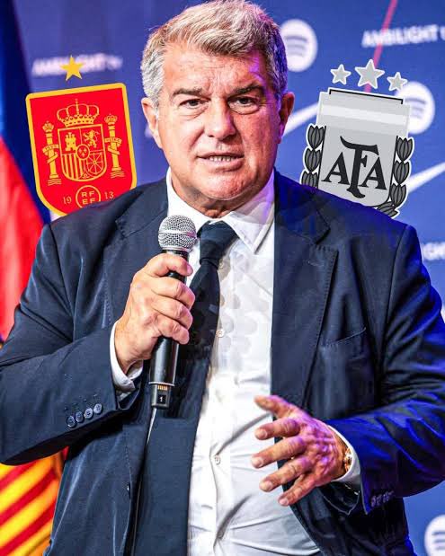 BarcaFeedHQ's tweet photo. 🚨 JUST IN: President Laporta has told Barça players that if they win the World Cup, the trophy will visit Camp Nou before heading to the Santiago Bernabéu. 🏆🔥 https://t.co/GBvOnbuMVT