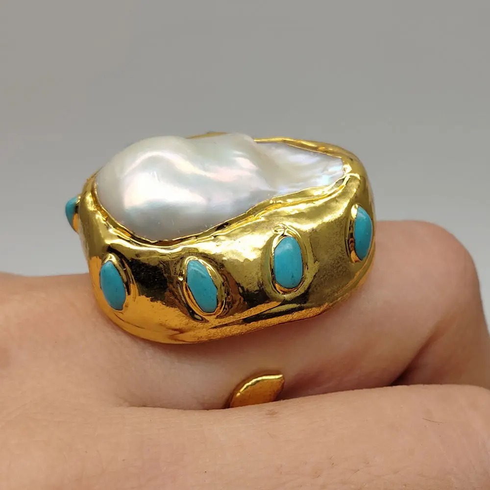 PremiumSelecti1's tweet photo. Natural Freshwater Keshi Pearl Blue Ring 25x29mm Reborn | Freshwater Pearl, 25x29mm Size, Natural Material, Blue Color, Keshi Pearl https://t.co/wFODJMjYSn #Amazon via @Amazon https://t.co/dLw3QghE9U
